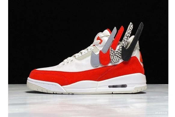 JORDAN WHITE CJ0939-100 RETRO RED TINKER 3 CJ0939-100 UNIVERSITY AIR 0813